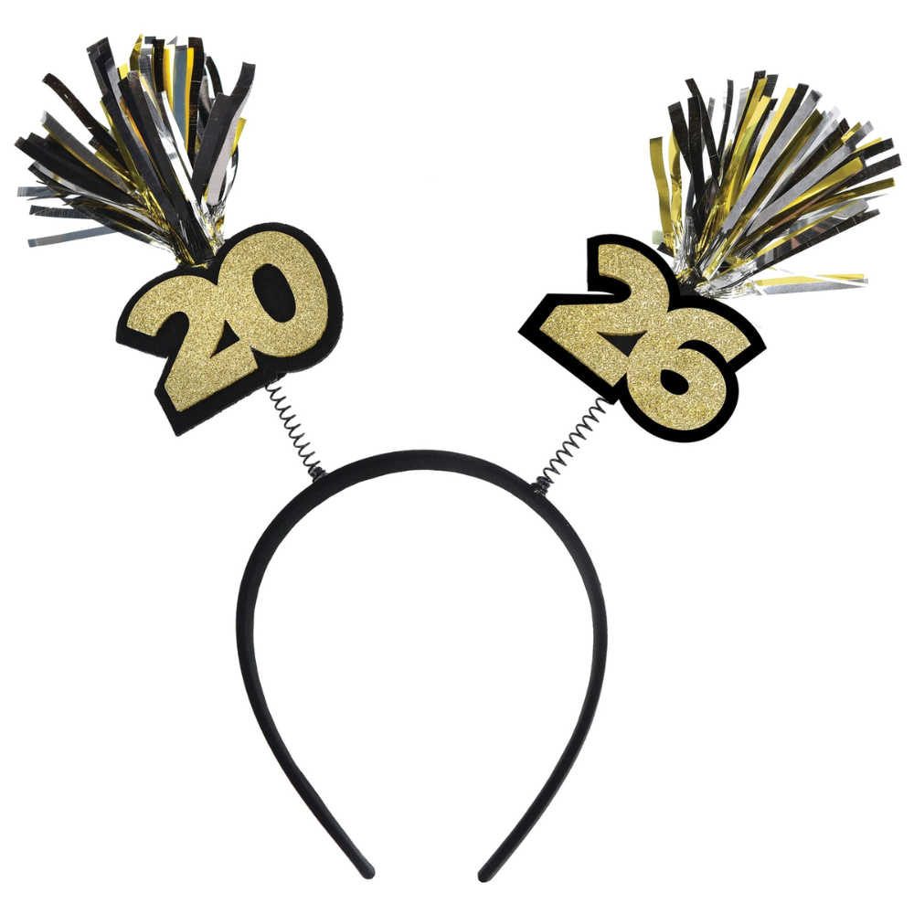 2026 NYE Headbopper - Black, Silver, Gold