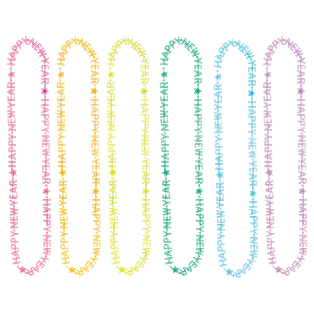 Happy New Year Glow Necklaces