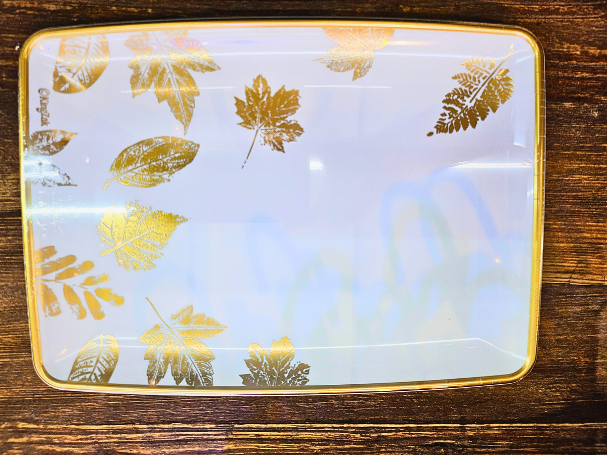11" x 8" Trays - Golden Leaves