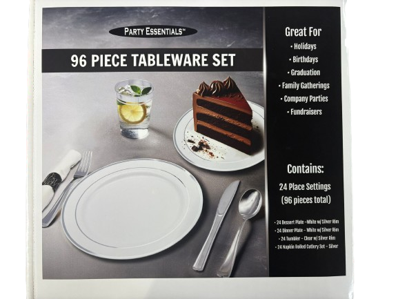 96 piece tablewares set
