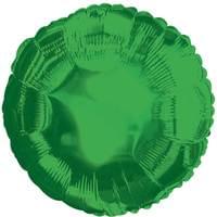 18" Green Round Balloon