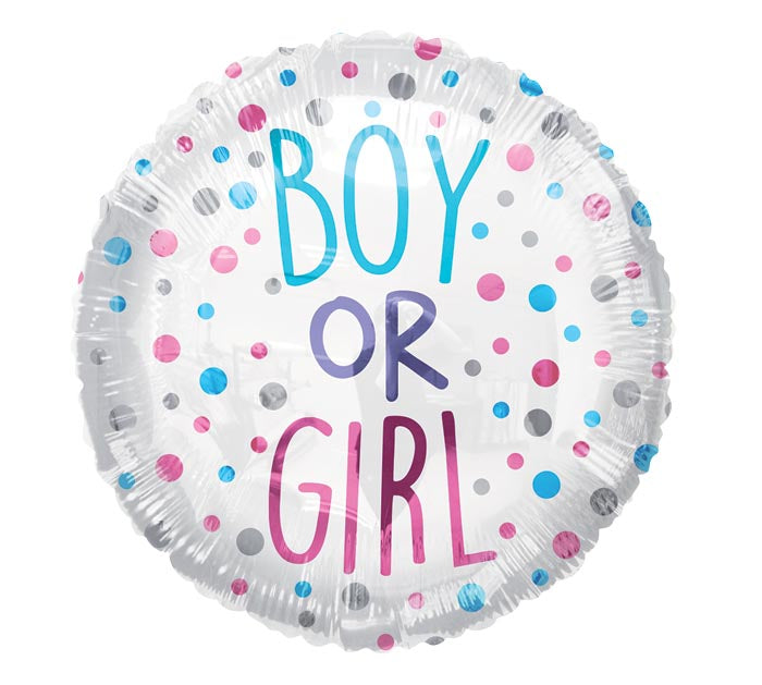 511A 17&quot; Baby Boy Or Girl Balloon