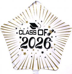 18" Graduation Class Of 2026 Balloon
