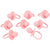 Amscan BABY SHOWER Baby Shower Large Pacifier Charms - Pink