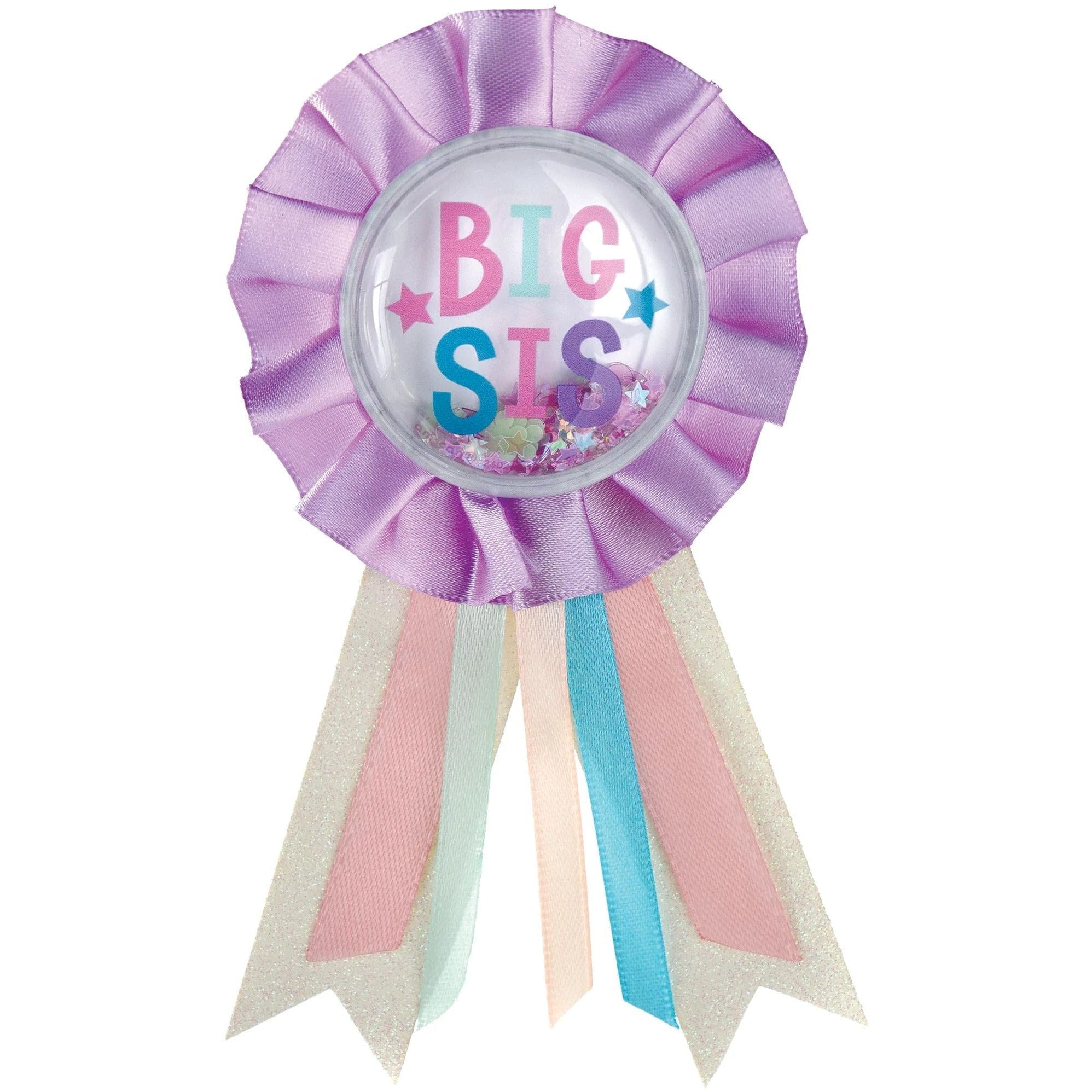 Amscan BABY SHOWER Big Sis Award Ribbon