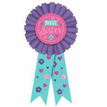 Amscan BABY SHOWER Big Sister Ribbon