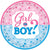 Amscan BABY SHOWER BOY/GIRL? 10.5 IN PLATES