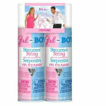 Amscan BABY SHOWER GIRL GENDER REVEAL Streamer STRING