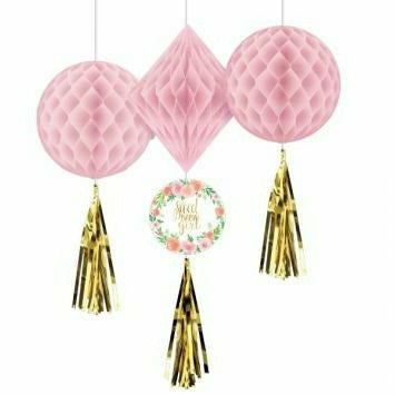 Honeycomb Decor Sweet Baby Girl - Ultimate Party Super Stores