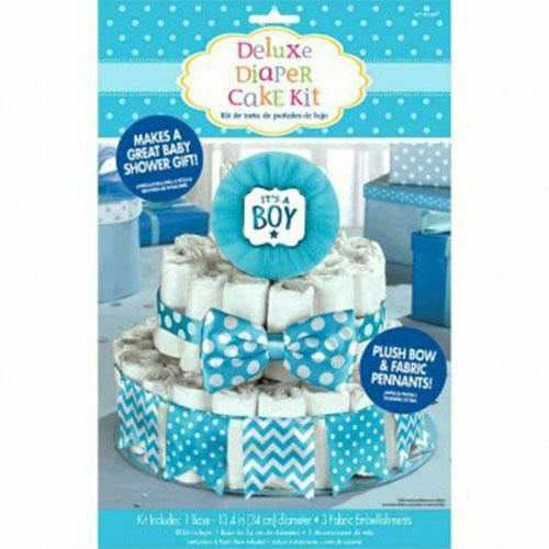 Amscan BABY SHOWER It's A Boy Diaper Cake Kit