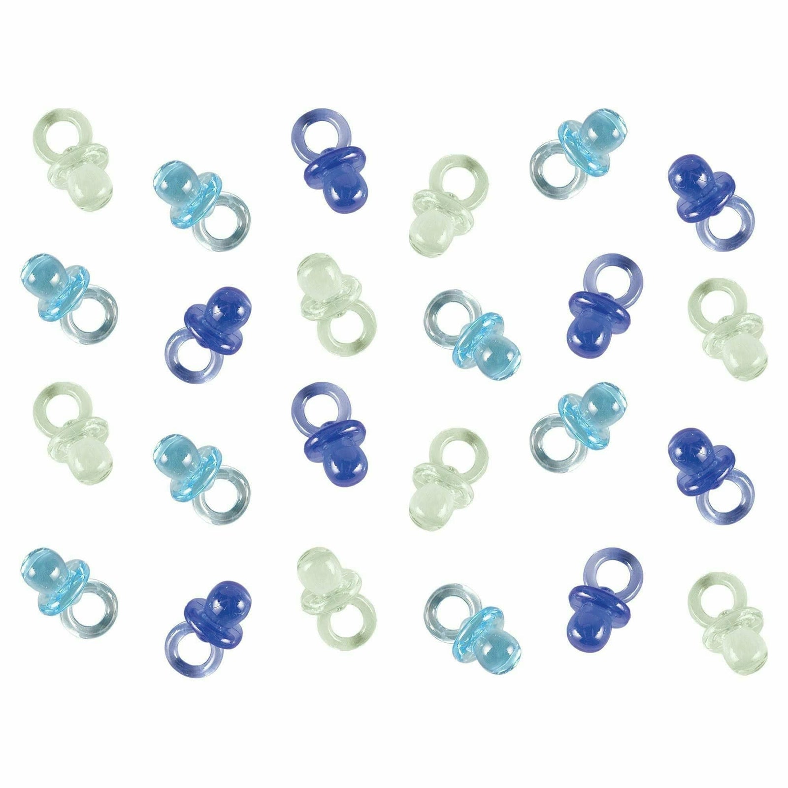 Amscan BABY SHOWER Mini Pacifier Favors - Blue, Multi