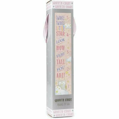 Amscan BABY SHOWER Pink Twinkle Growth Chart