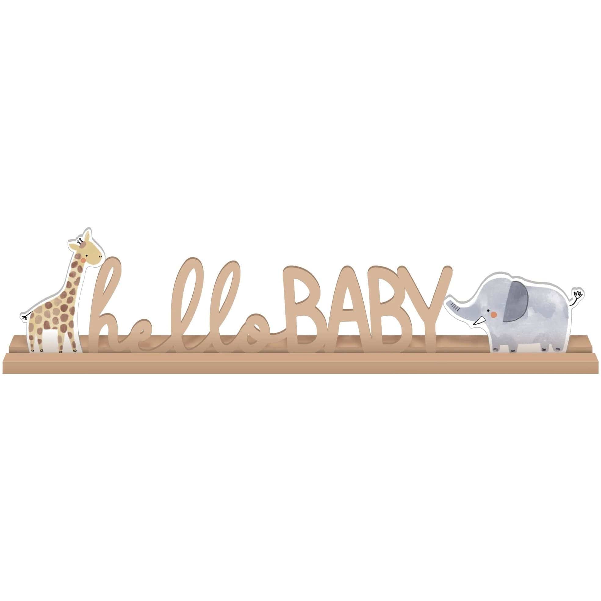 Amscan BABY SHOWER Soft Jungle Stand Up Sign