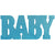 Amscan BABY SHOWER Standing Blue "BABY" Sign