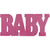 Amscan BABY SHOWER Standing Pink "BABY" Sign