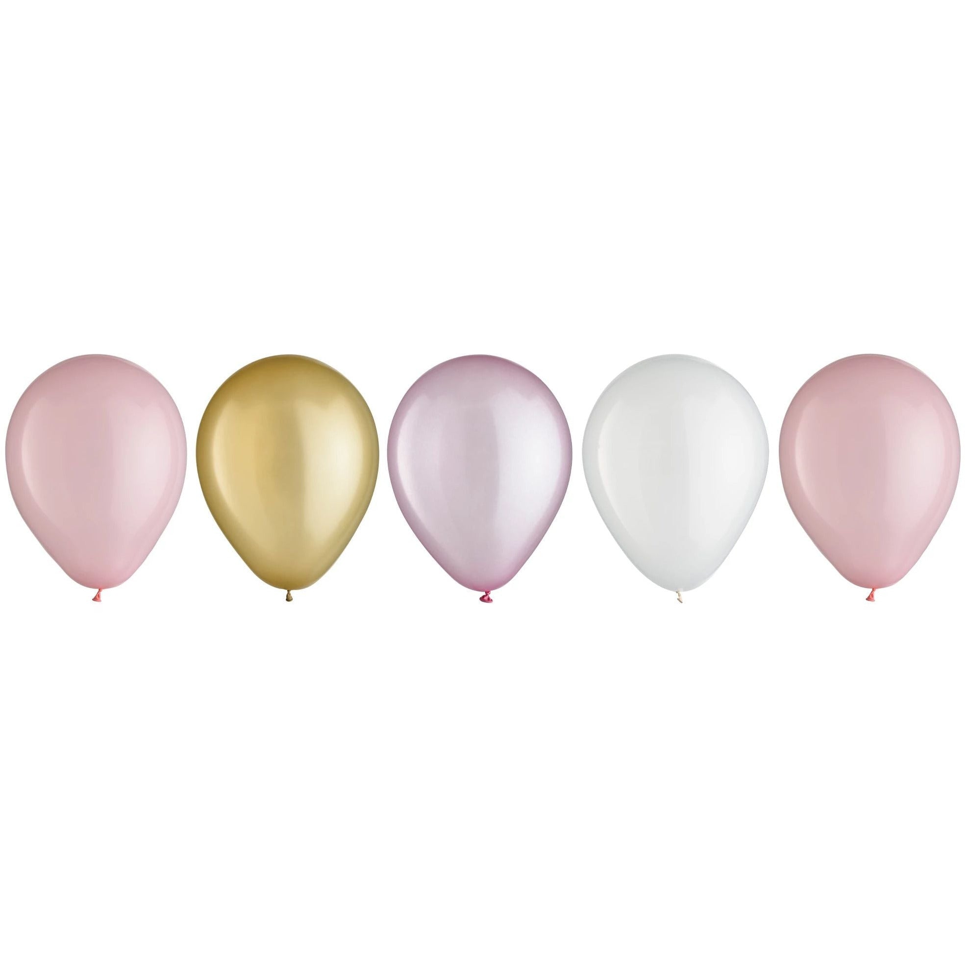 Amscan BALLOONS 11" Latex Balloon Assortment - Pastel Pink