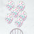Amscan BALLOONS 12 in. Lavender, Pink & Turquoise Confetti Balloons