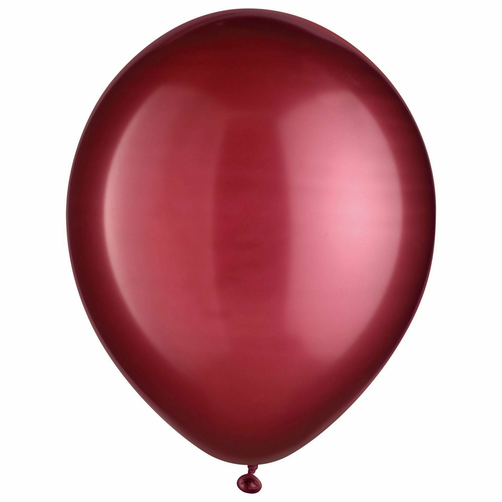 Amscan BALLOONS 12" Latex Balloons- Metallic Berry