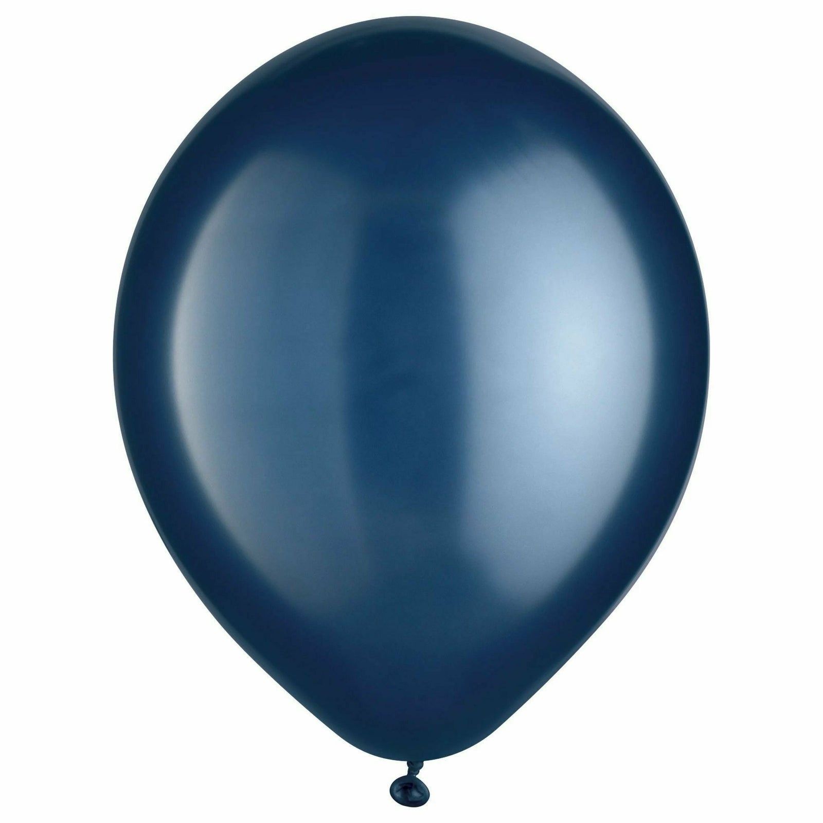 Amscan BALLOONS 12" Latex Balloons- Metallic Navy