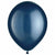 Amscan BALLOONS 12" Latex Balloons- Metallic Navy