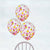 Amscan BALLOONS 936 Gold & Pink Confetti Balloons 6ct