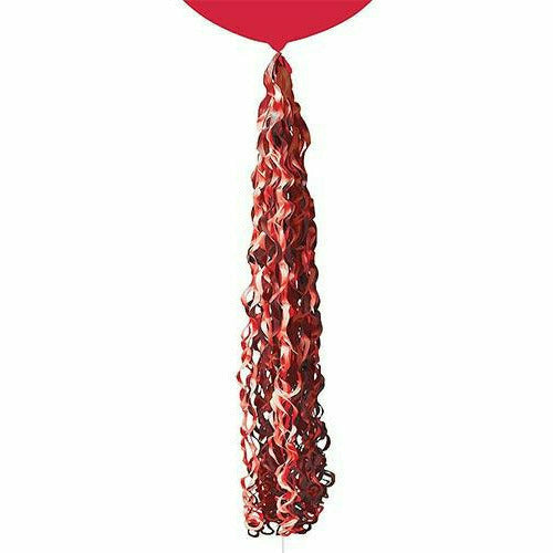 Amscan BALLOONS 949 Red Fringe Balloon Tail
