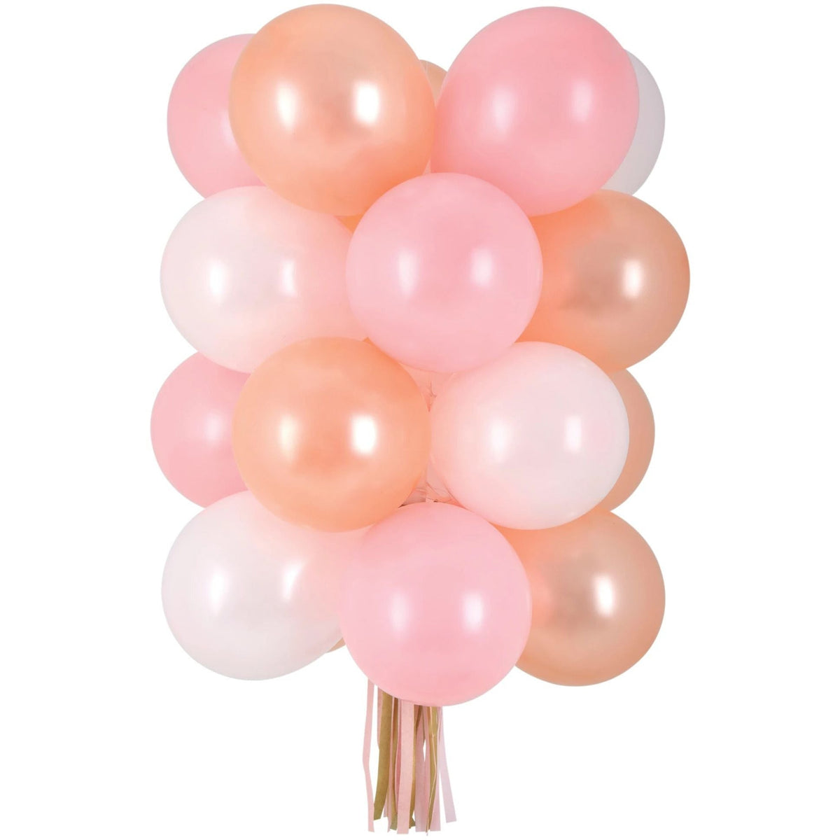 Amscan BALLOONS Air-Filled Chandelier w/ Tassel - Rose Gold