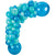 Amscan BALLOONS AIR FILLED GARLAND Aqua Balloon Garland Kit