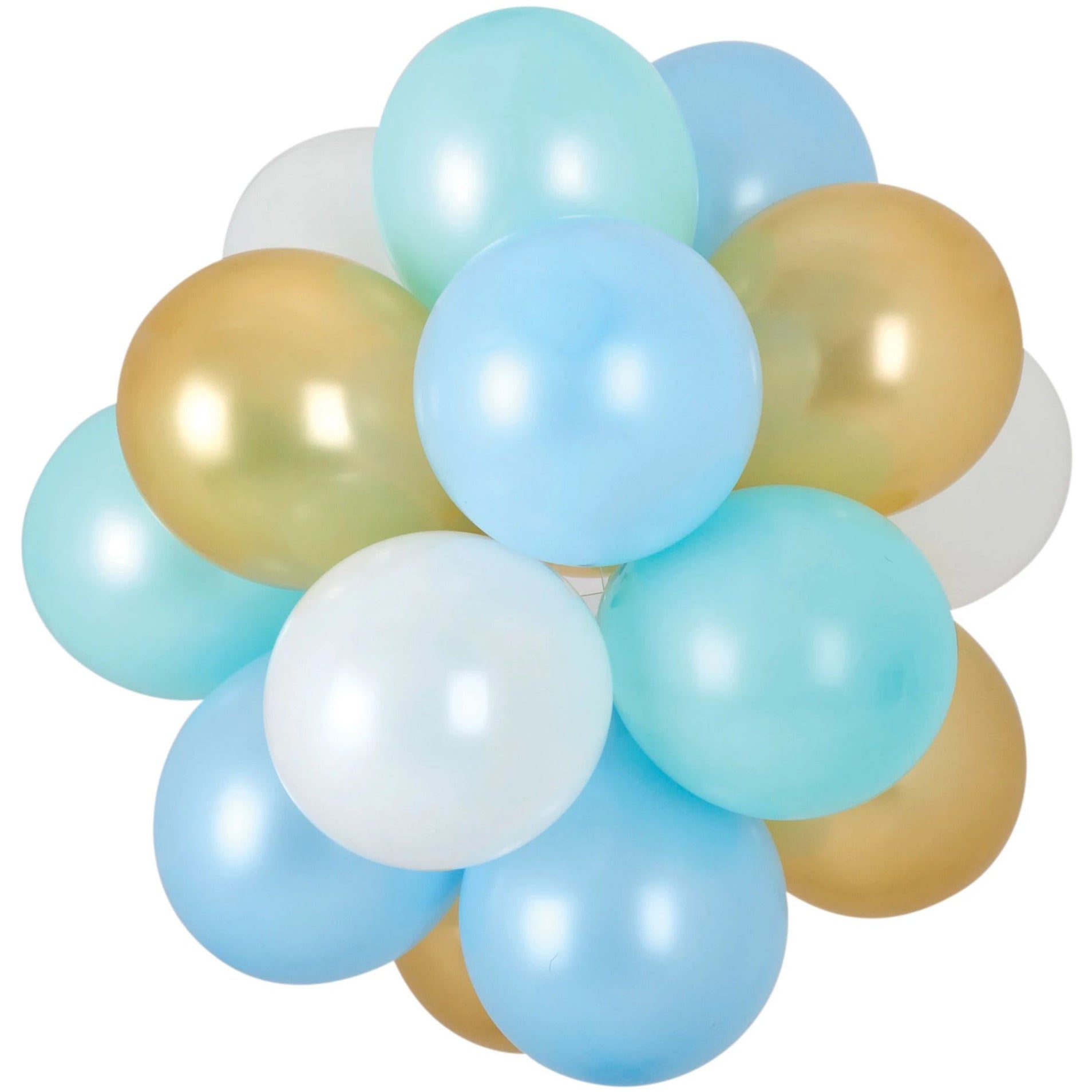 Amscan BALLOONS Air-Filled Latex Balloon Chandelier - Pastel Blue