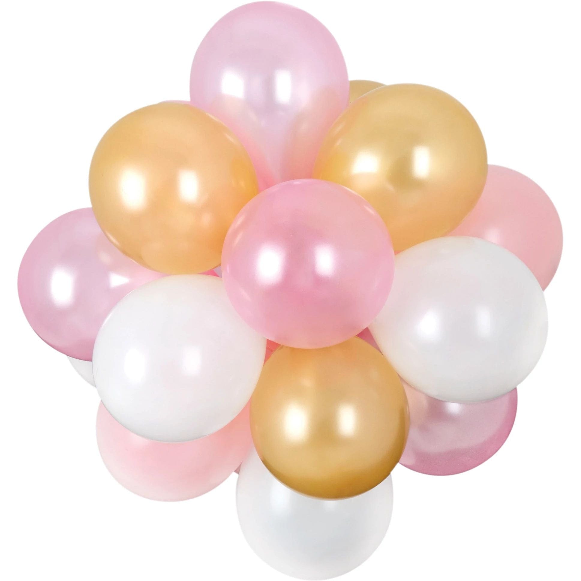 Amscan BALLOONS Air-Filled Latex Balloon Chandelier - Pastel Pink