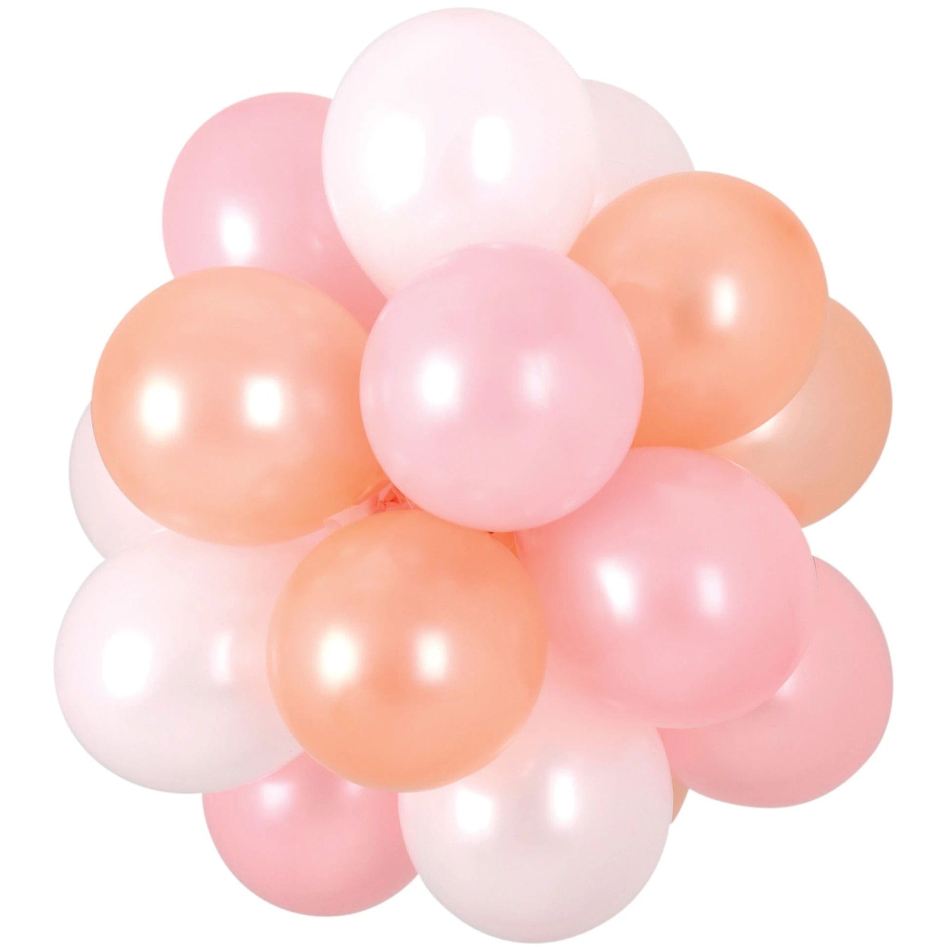Amscan BALLOONS Air-Filled Latex Balloon Chandelier - Rose Gold