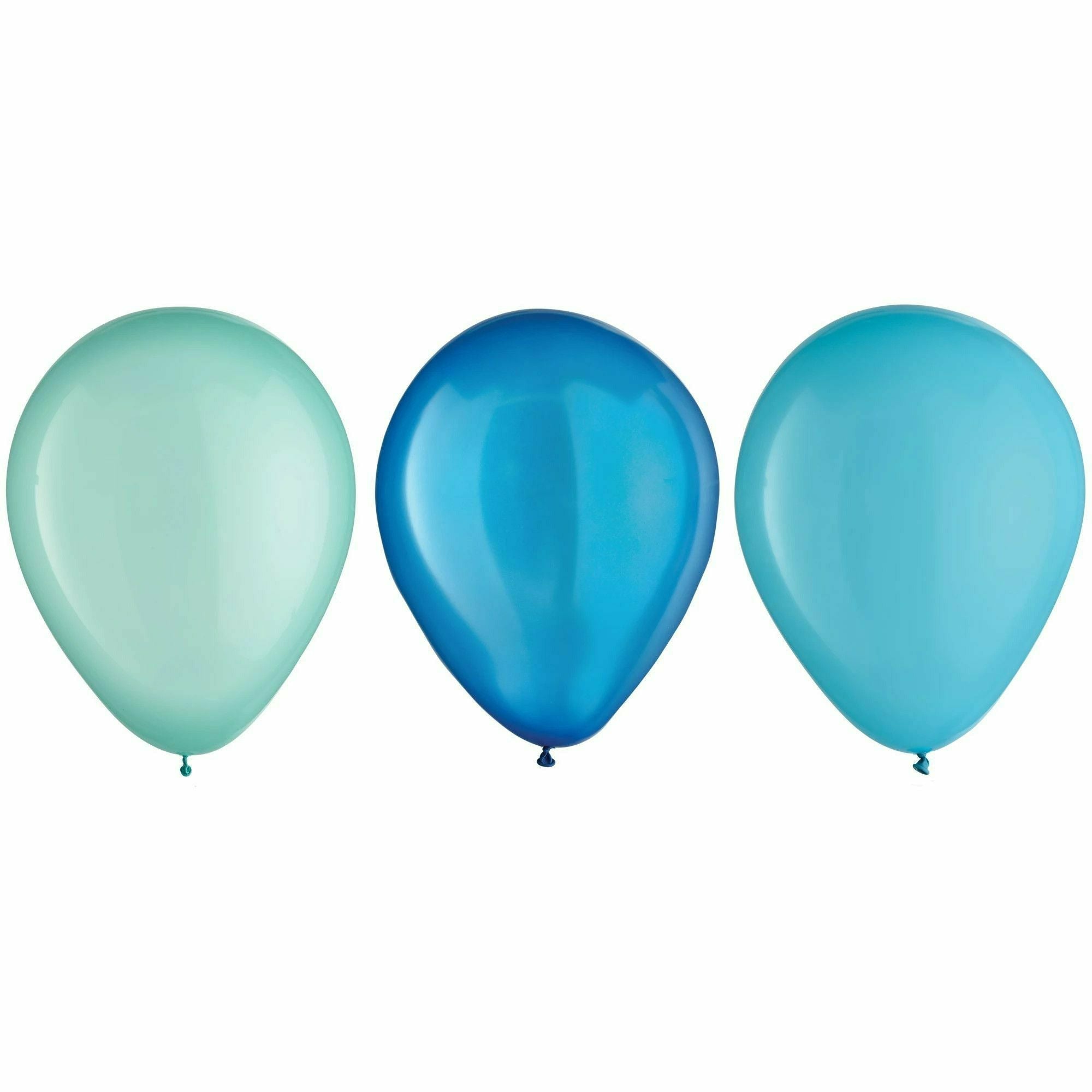 Amscan BALLOONS Aqua Blue 5" Latex Balloon Assortment