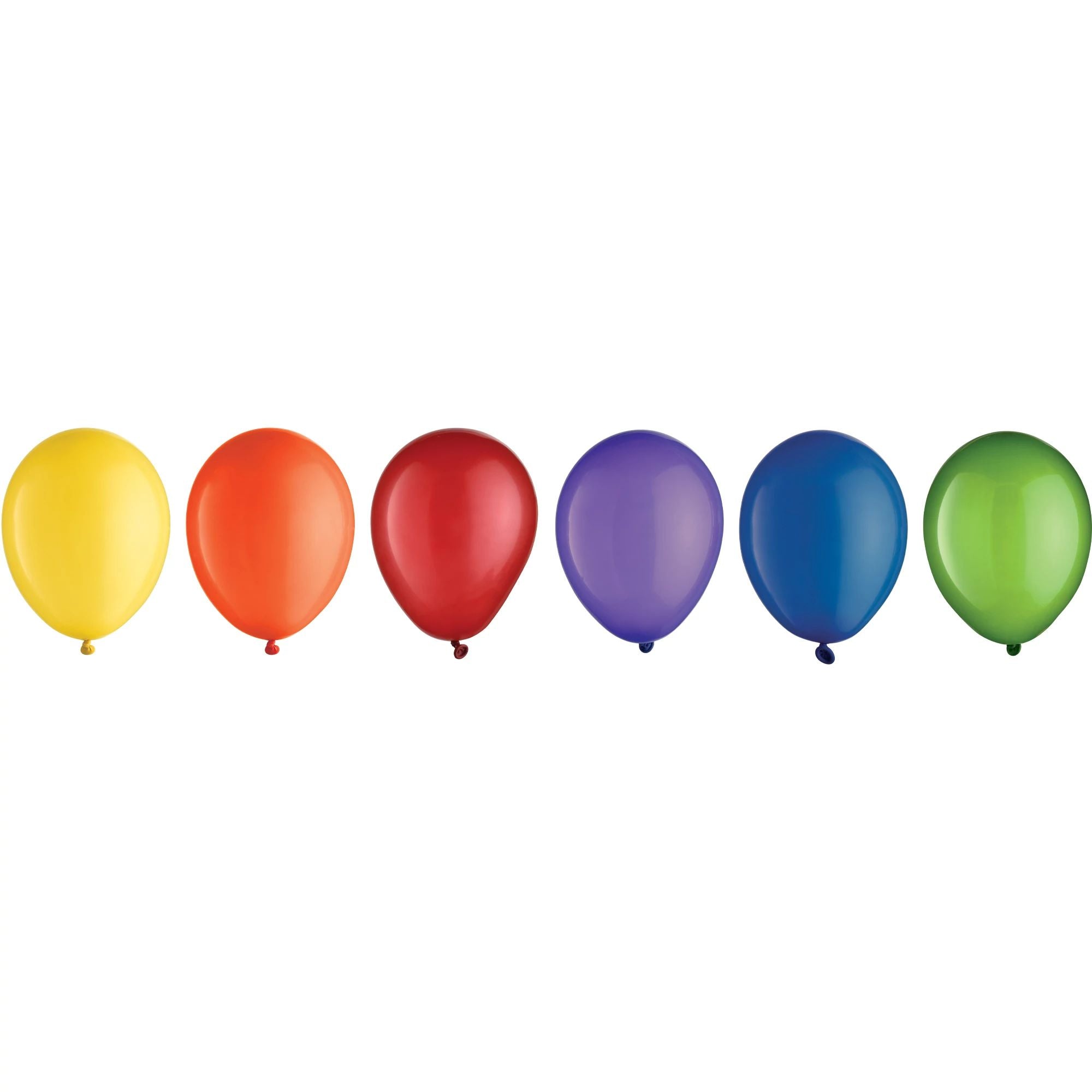 Amscan BALLOONS Assorted Solid Color Latex Balloons