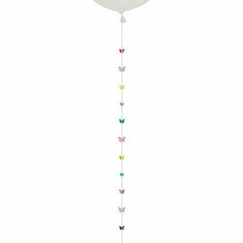 Amscan BALLOONS CS Pastel Butterflies Balloon Tail