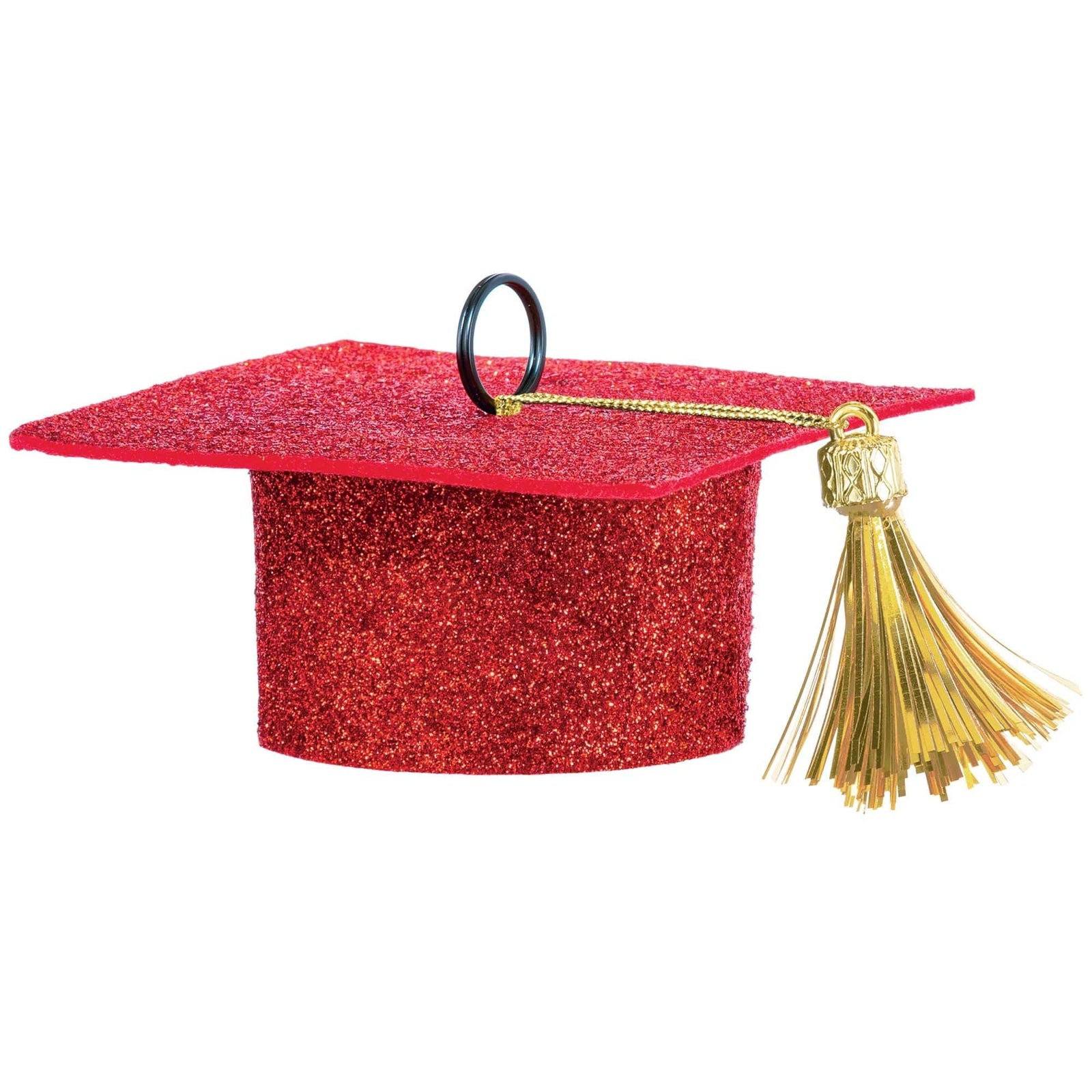 Amscan BALLOONS Felt Grad Cap Balloon Weight - Red