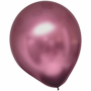 Amscan BALLOONS Flamingo Satin Luxe / Helium Filled Satin Luxe Latex Balloons 6ct, 11"