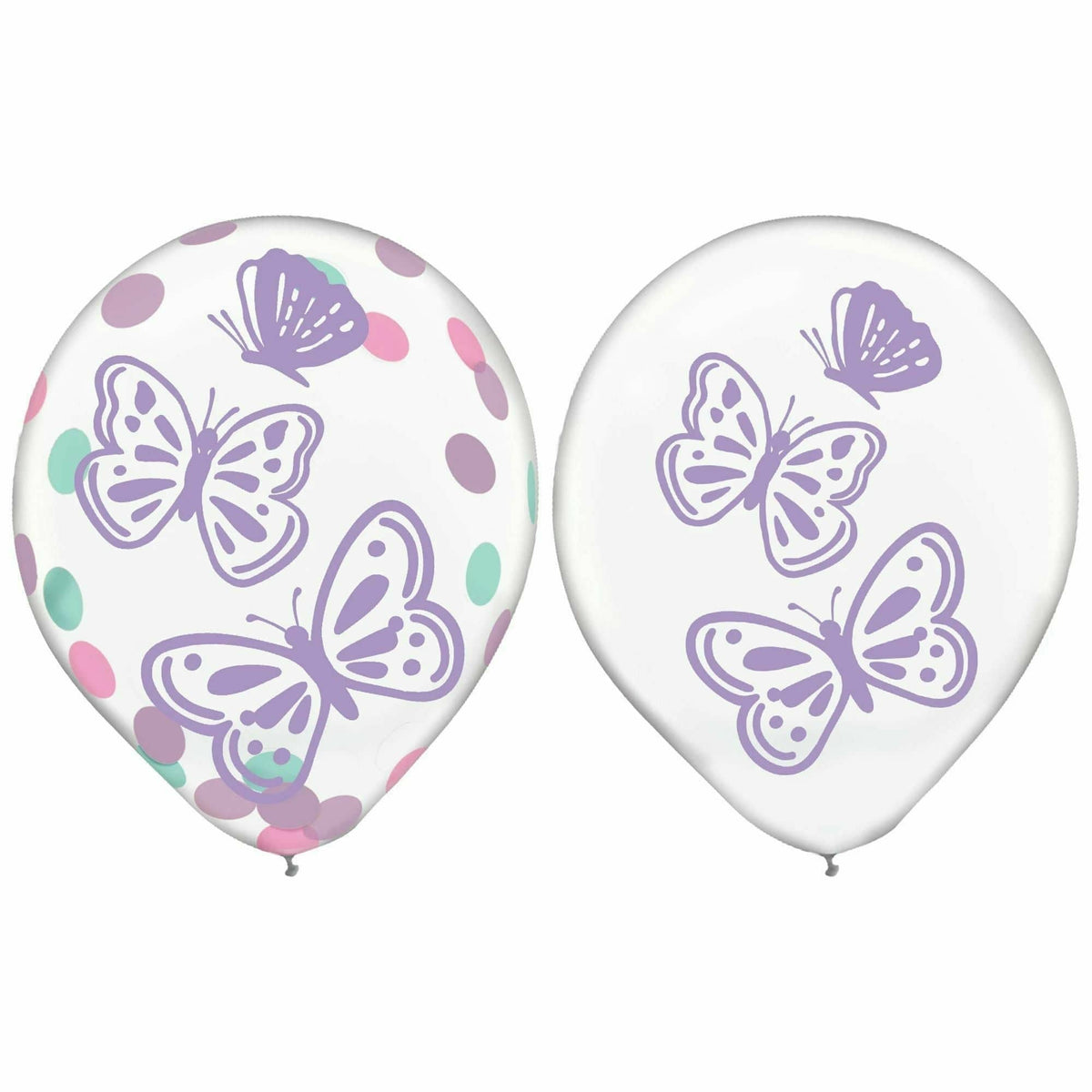 Amscan BALLOONS Flutter Latex Confetti Balloon