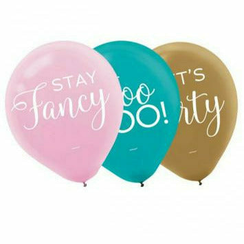 Amscan BALLOONS LET'S PARTY 15CT LTX BALLOONS