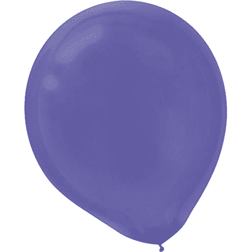 Amscan BALLOONS New Purple Latex Balloons - Packaged, 50 ct