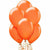 Amscan BALLOONS Orange Pearl Latex Balloons 15ct, 12in