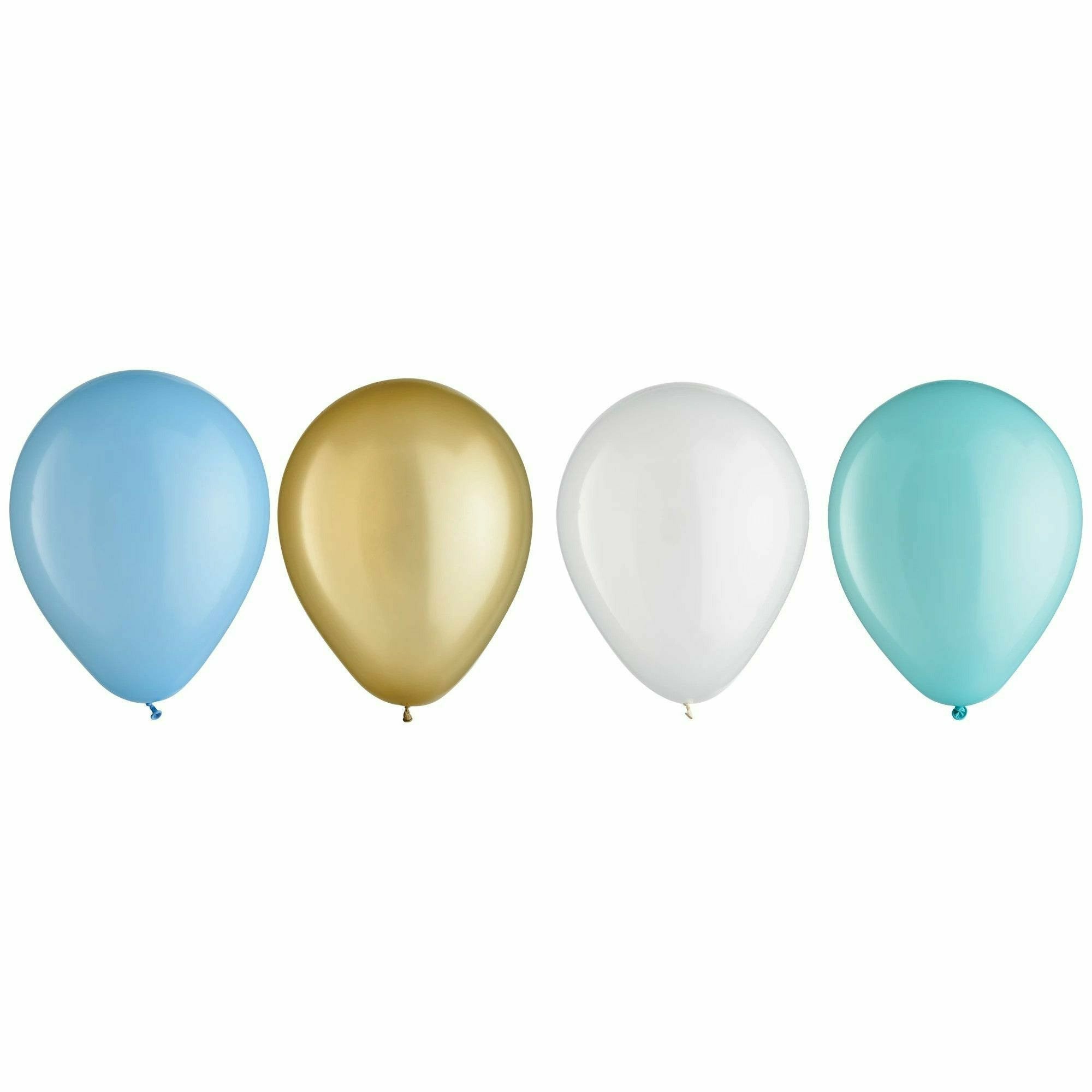 Amscan BALLOONS Pastel Blue 5" Latex Balloon Assortment