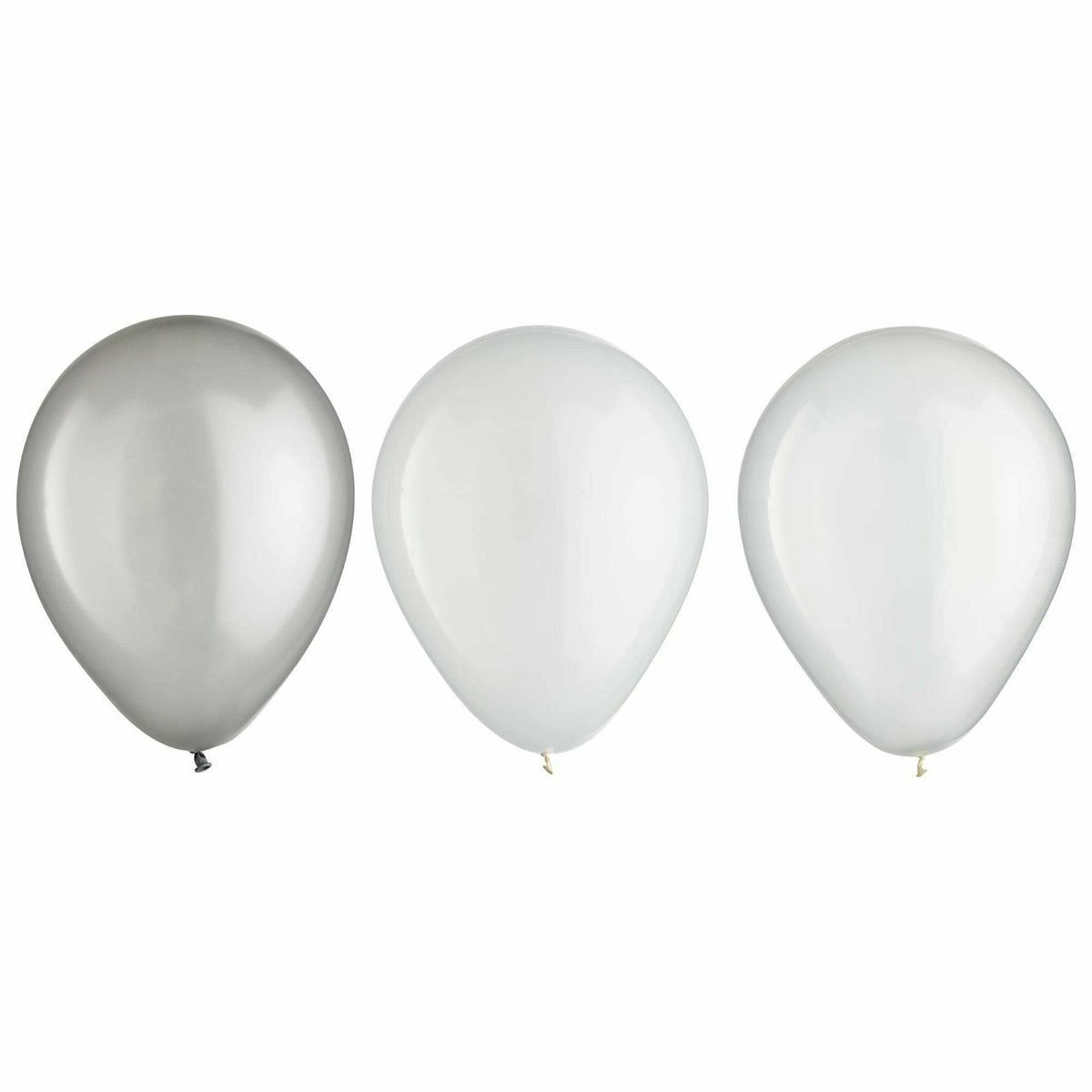 Amscan BALLOONS Platinum 5&quot; Latex Balloon Assortment