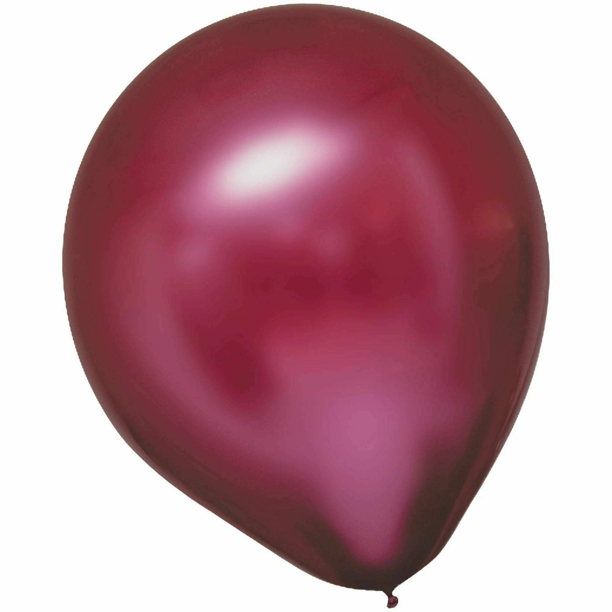 Amscan BALLOONS Pomegranate Satin Luxe / Helium Filled Satin Luxe Latex Balloons 6ct, 11"