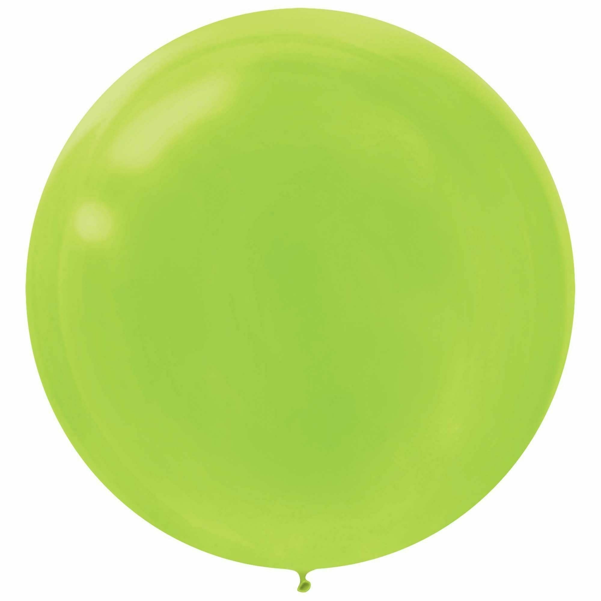 Amscan BALLOONS Round Latex Balloons - Kiwi - 24"