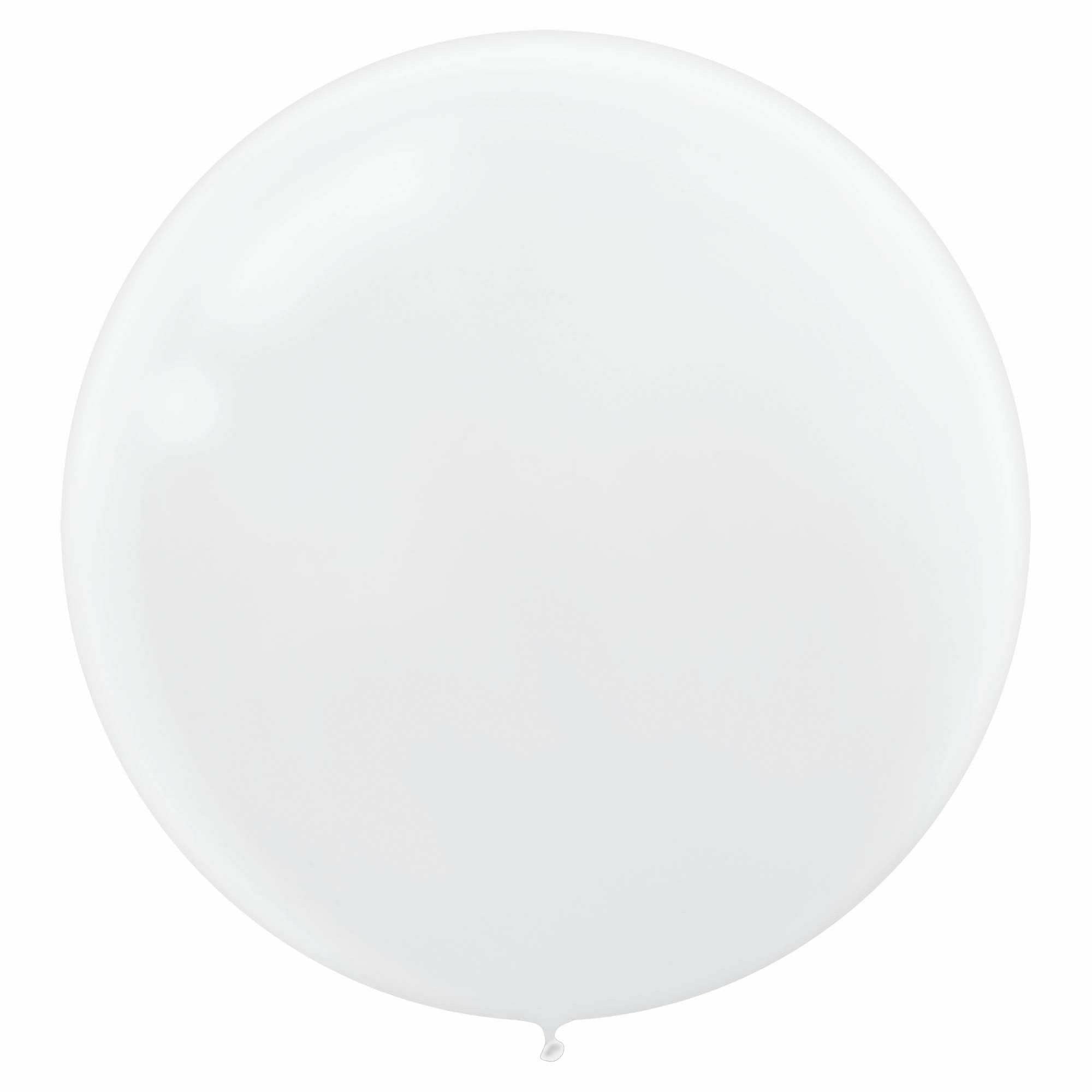 Amscan BALLOONS Round Latex Balloons - White - 24"