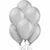 Amscan BALLOONS Silver Pearl Latex Balloons 15ct, 12in