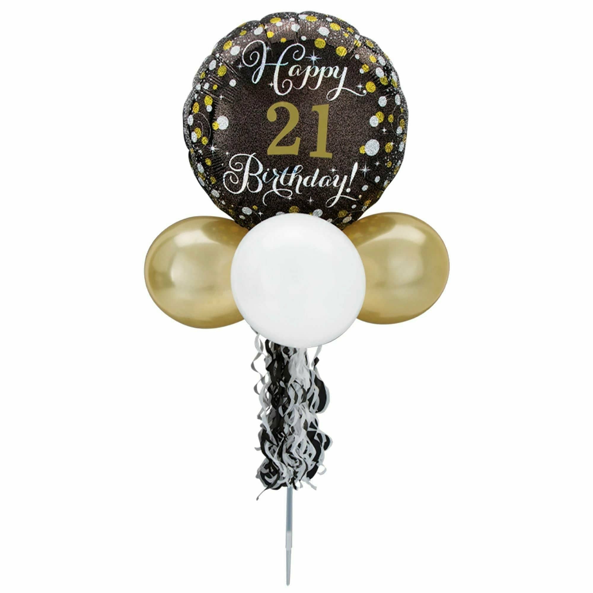 Amscan BALLOONS Sparkling Birthday Add-An-Age Balloon Yard Sign