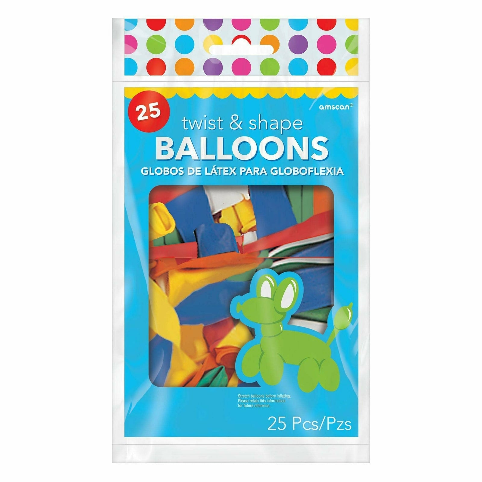 Amscan BALLOONS Twist & Shape Latex Balloon Mix