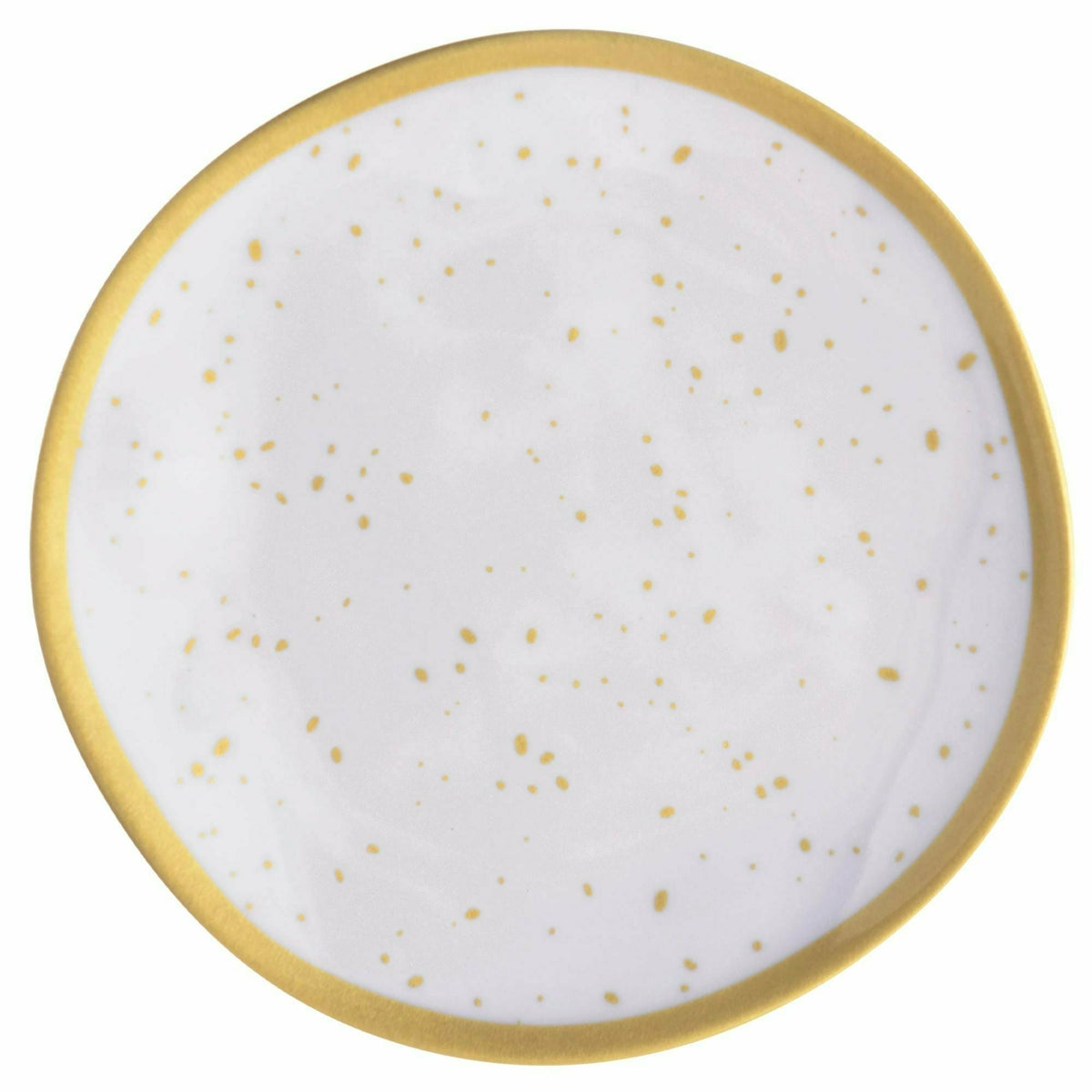 Amscan BASIC 10 1/2&quot; Melamine Plastic Plate - Gold