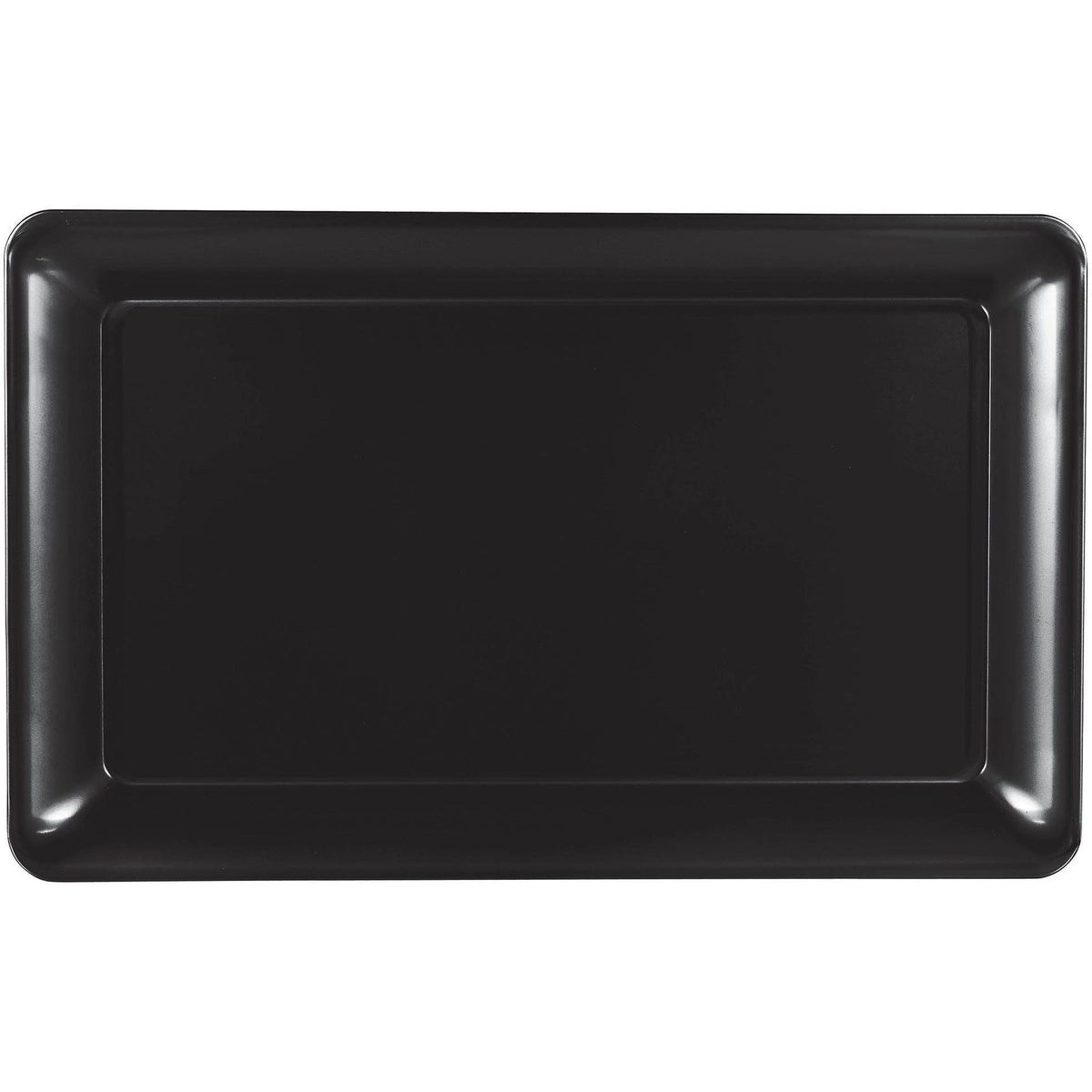 Amscan BASIC 11&quot; x 18&quot; Black Tray